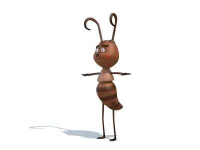 Cartoon Ant Low-poly 3D model purchase