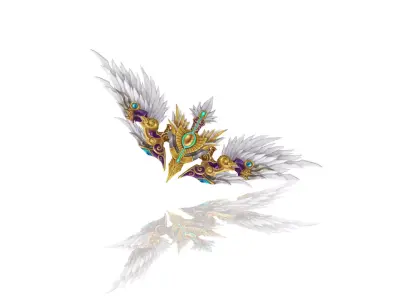 Sacred Bow Low-poly 3D model