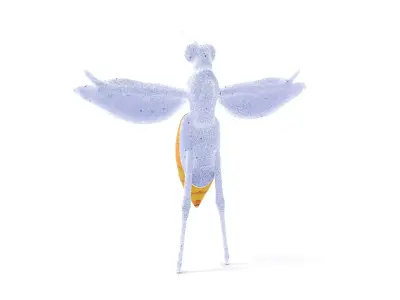 Golden Wasp model pack Low-poly 3D model