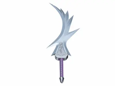 Sword 20 Low-poly 3D model
