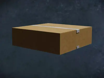 Cardboard Clean Series BoxIC G1 N1-4 3D model