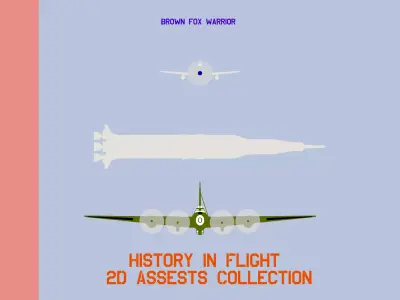 History in Flight 2D 3D Model Pack