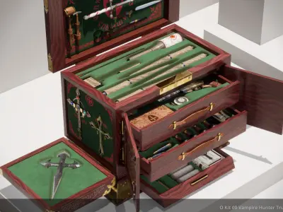 OB 00 Vampire Hunter Trunk 3D Model Pack