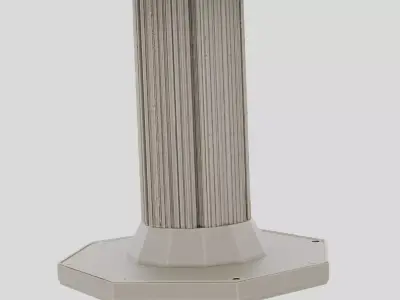 Industrial Factory Machine Control Pedestal for 3D print 3D model