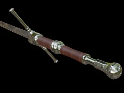 Sword from thewitcher game 3D model
