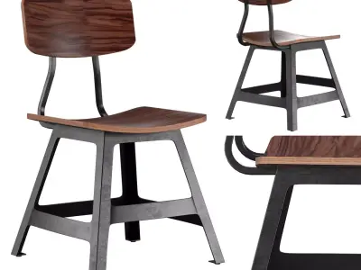 WORK CHAIR MS-525-STW 3D model