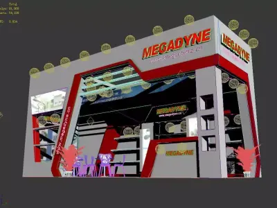 Exhibition - Area - 9X3-3DMAX2009-012 3D model