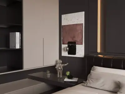 Bedroom interior 11 3D model