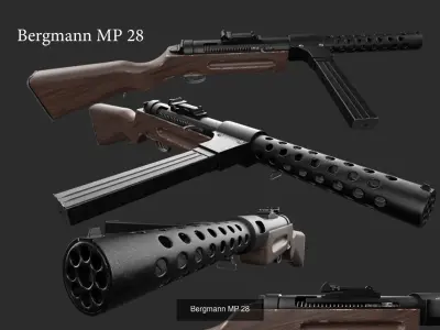GUN COLECTION 3D Model Pack