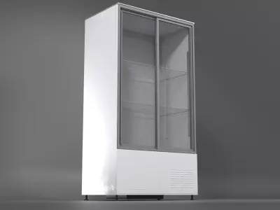Refrigerated Display Case Low-poly 3D model