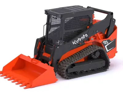 Kubota SVL 75-3 Compact Track Loader 3D model