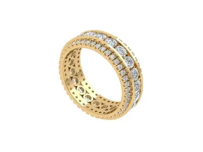 Wedding Band 3D print model 14