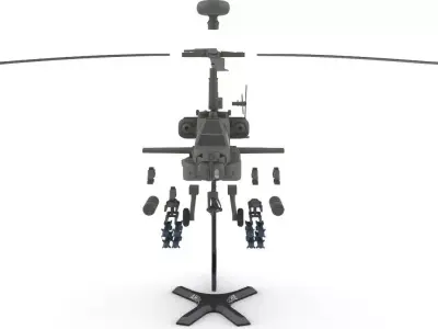 Apache AH-64 3D print model purchase