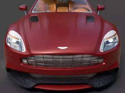 Aston Martin AM 310 Vanquish  - High-Poly 3D Model 3D model