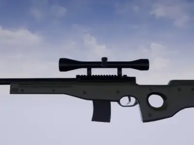 weapon pack 10 in 1  Low-poly 3D model