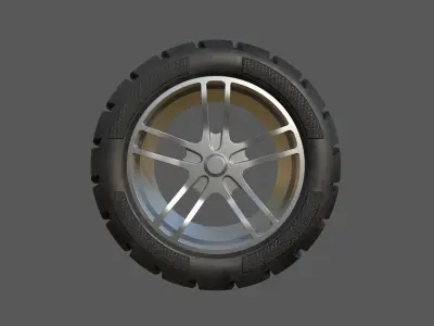 Car Wheel B 3D model