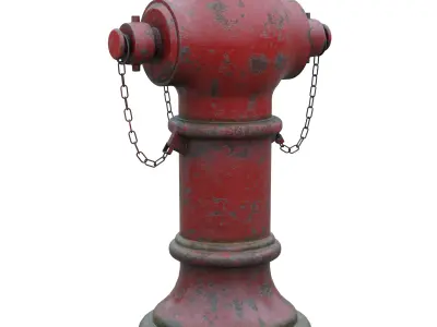 Fire Hydrant 3D model shop