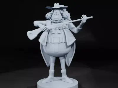 Petermoo - Roger Pirates - One piece - Split part  3D print model