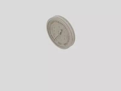 Industrial Factory Pressure Gauge Body for 3D print 3D model