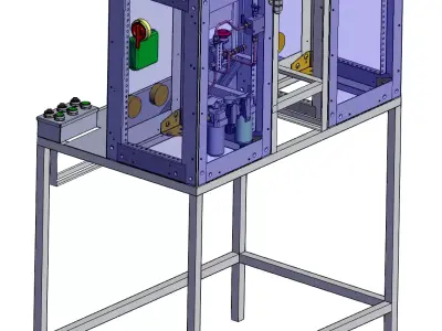 Testing Machine 3D model purchase