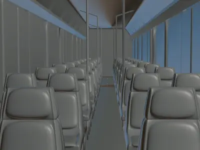 Electric Train 3D model