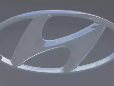 Hyundai Logo 3D model