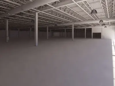 Space for exhibitions and events 3D model