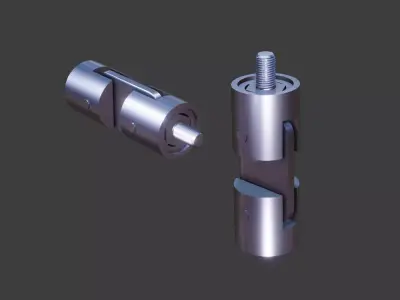 Mechanical Joint  Low-poly 3D model