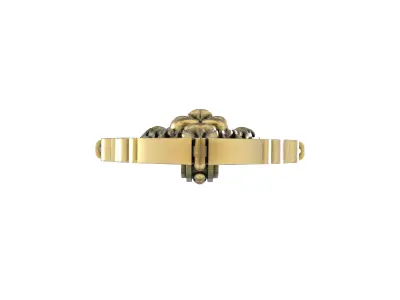 Antique Roaring Lion Pendant 3D print model