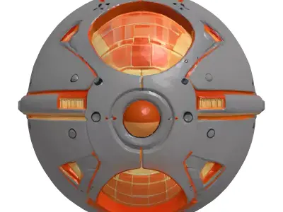 SciFi Energy Core Orb 3D model purchase