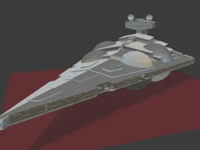 Star Wars Dominator star destroyer 3D print model
