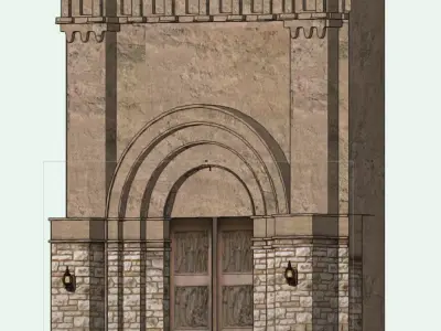 Church Entrance Free 3D model