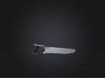 Saw Model Low-poly 3D model