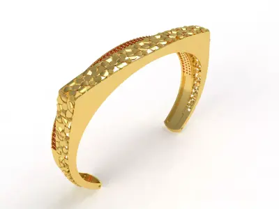 Art Deco Bracelet 50 3D print model