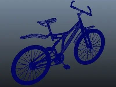 bicycle Low-poly 3D model purchase