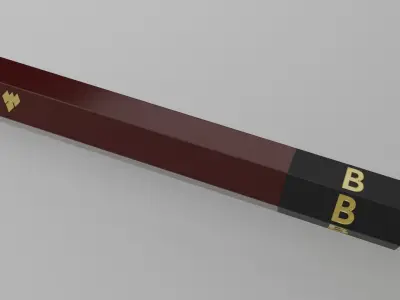 Japanese pencil 3D model