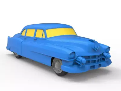 Cadillac 75 sedan 1953 Classic Car 3D print model