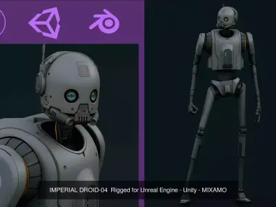 IMPERIAL DROID COLLECTION 3D Model Pack