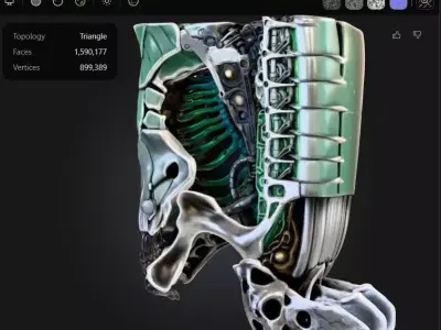 BioMech Tech Module  3D model