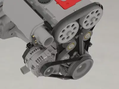C20XE Inline 4 Engine NA 3D print model purchase