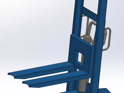 Hydraulic Lift Machine  3D model