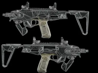 P10 Roni Game-ready model Low-poly 3D model