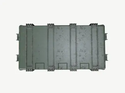 Military Ammo Crate Low-poly 3D model purchase