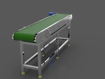 Stainless Steel Conveyor  3D model
