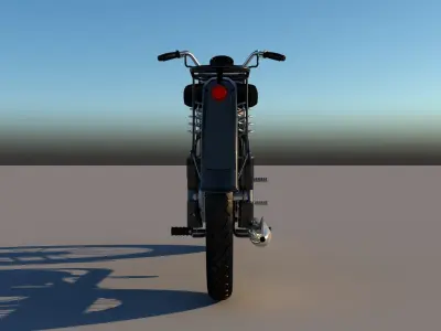 BSA Bantam D1 motorcycle 3D model