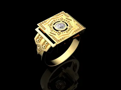 Gold N1234 3D print model