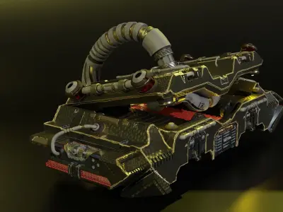 Sci fi crate Free 3D model