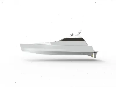 Fast Patrol  Boat  thunderchild 3D model