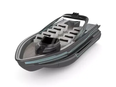 Performance Pontoon 3D model