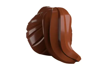 Custom3Dprint Minifigure Accessory - Minifigure Hair S2 - 031 3D print model